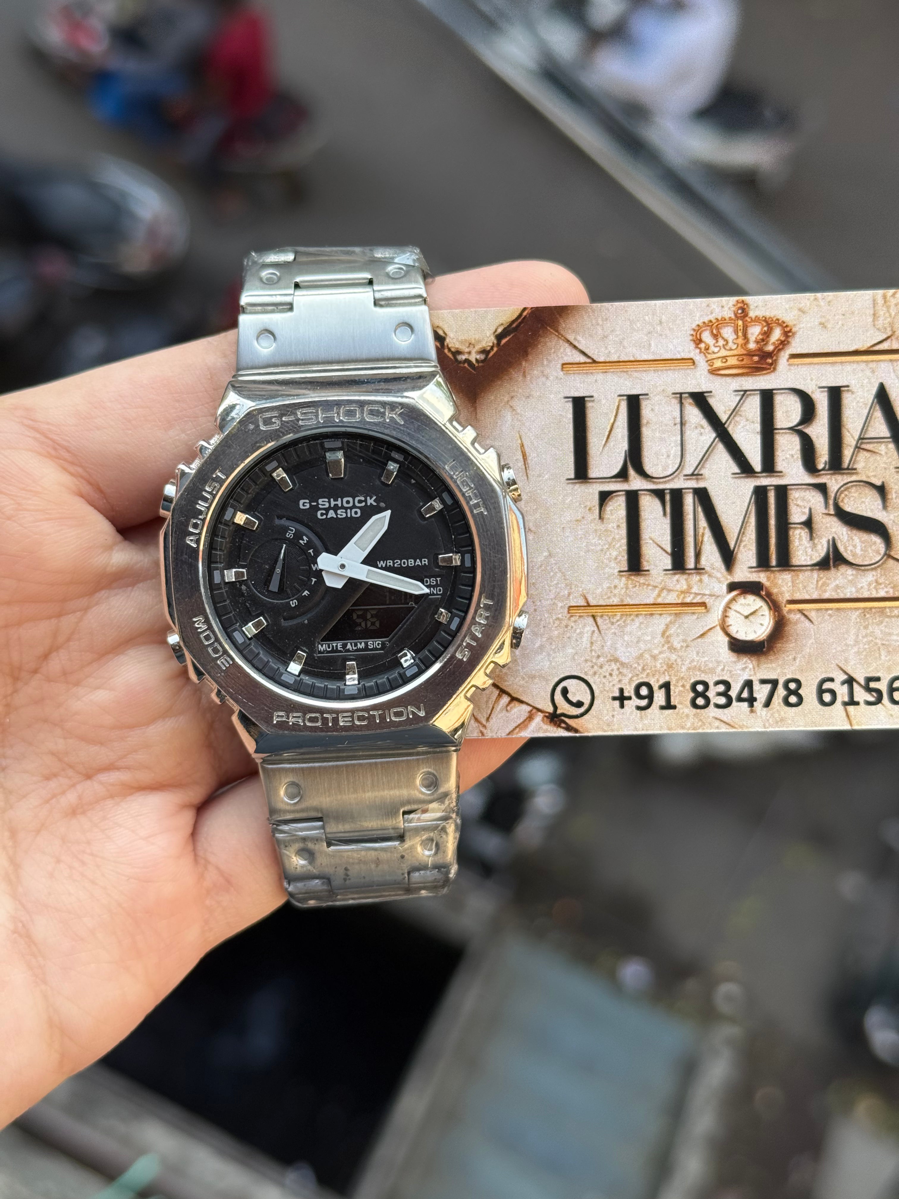 G-Shock GM-2110D All Working Silver Black