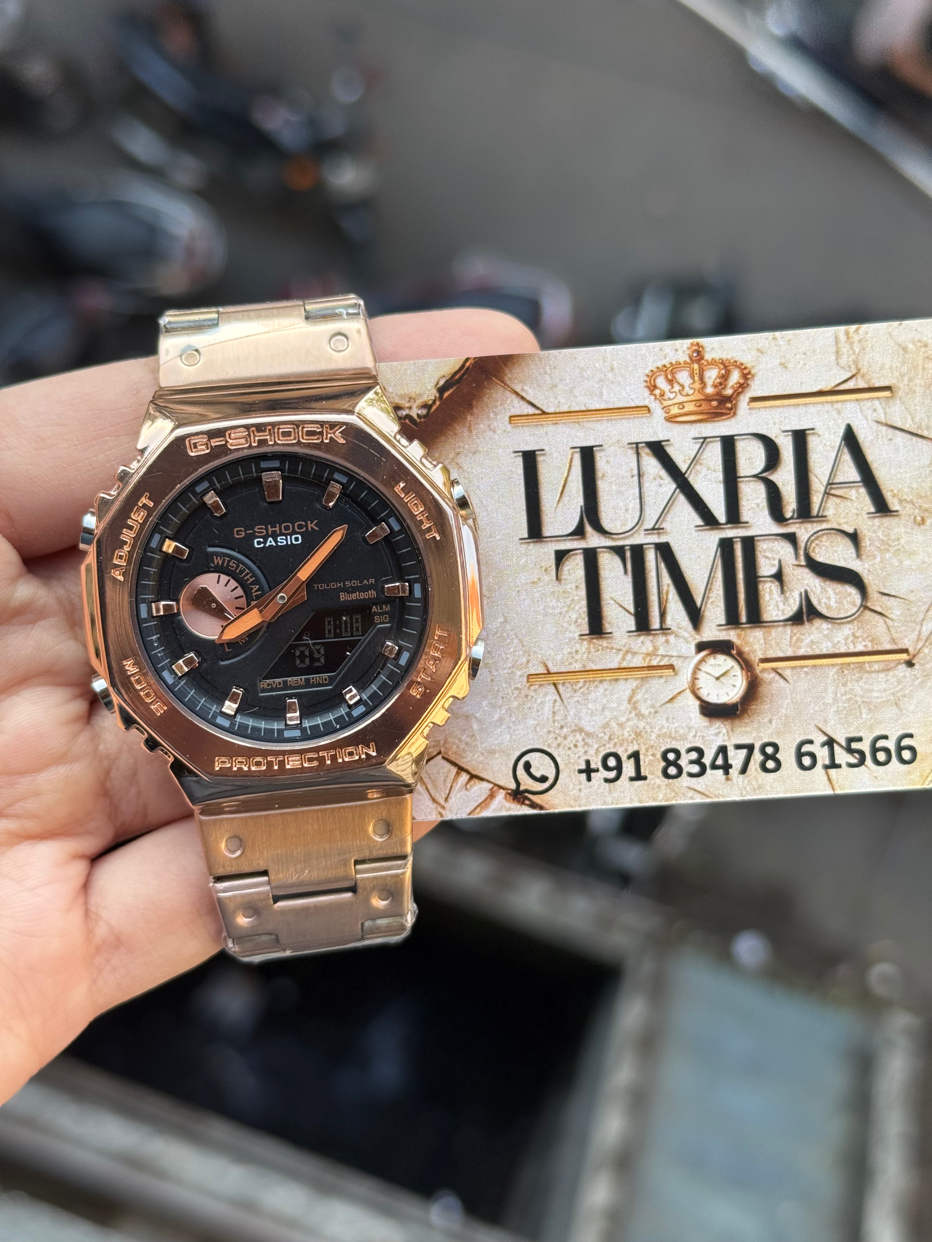 G-Shock GM-2110D All Working - Rose Gold Black