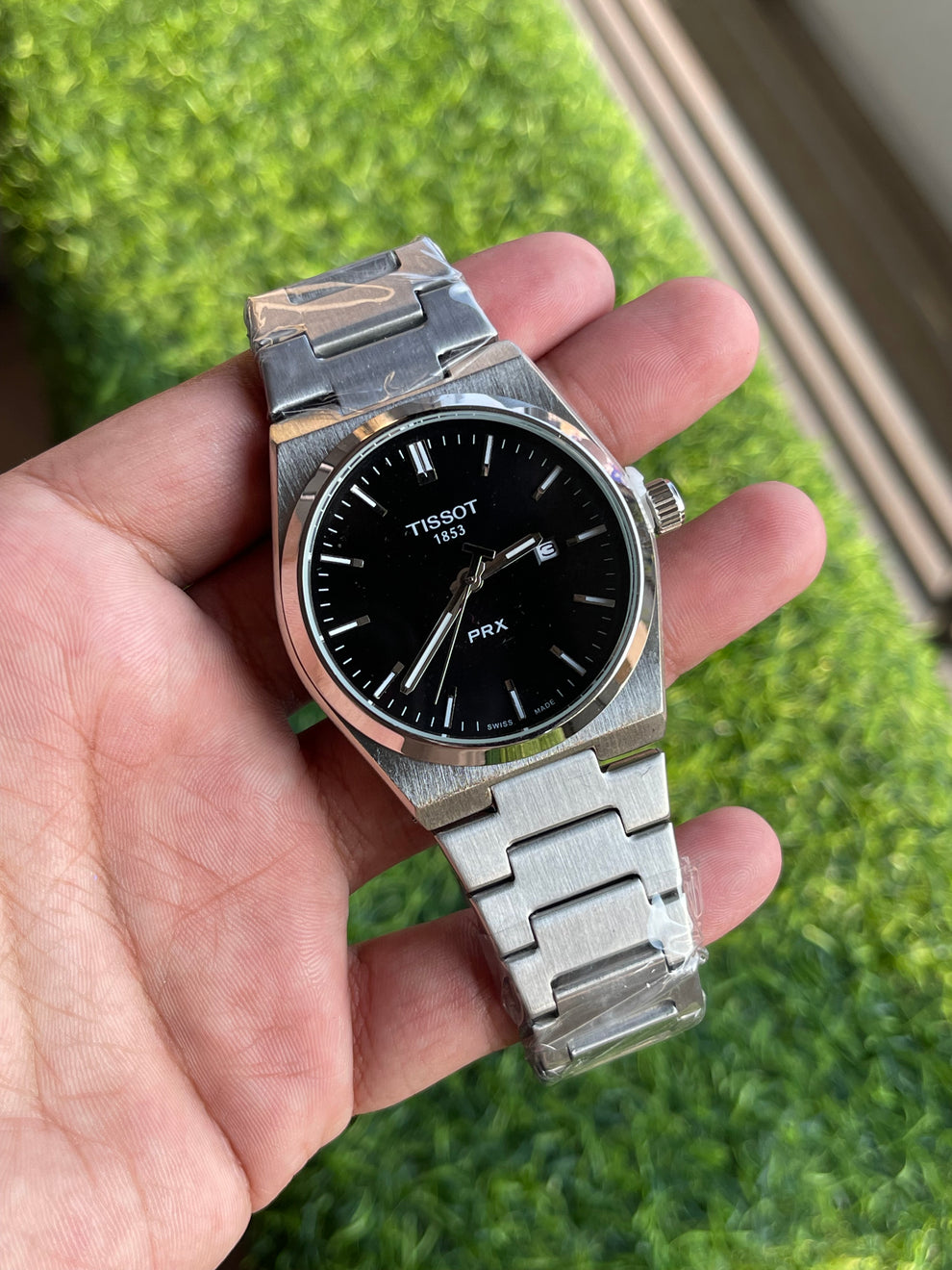 Tissot PRX Quartz – Black Dial Stainless Steel