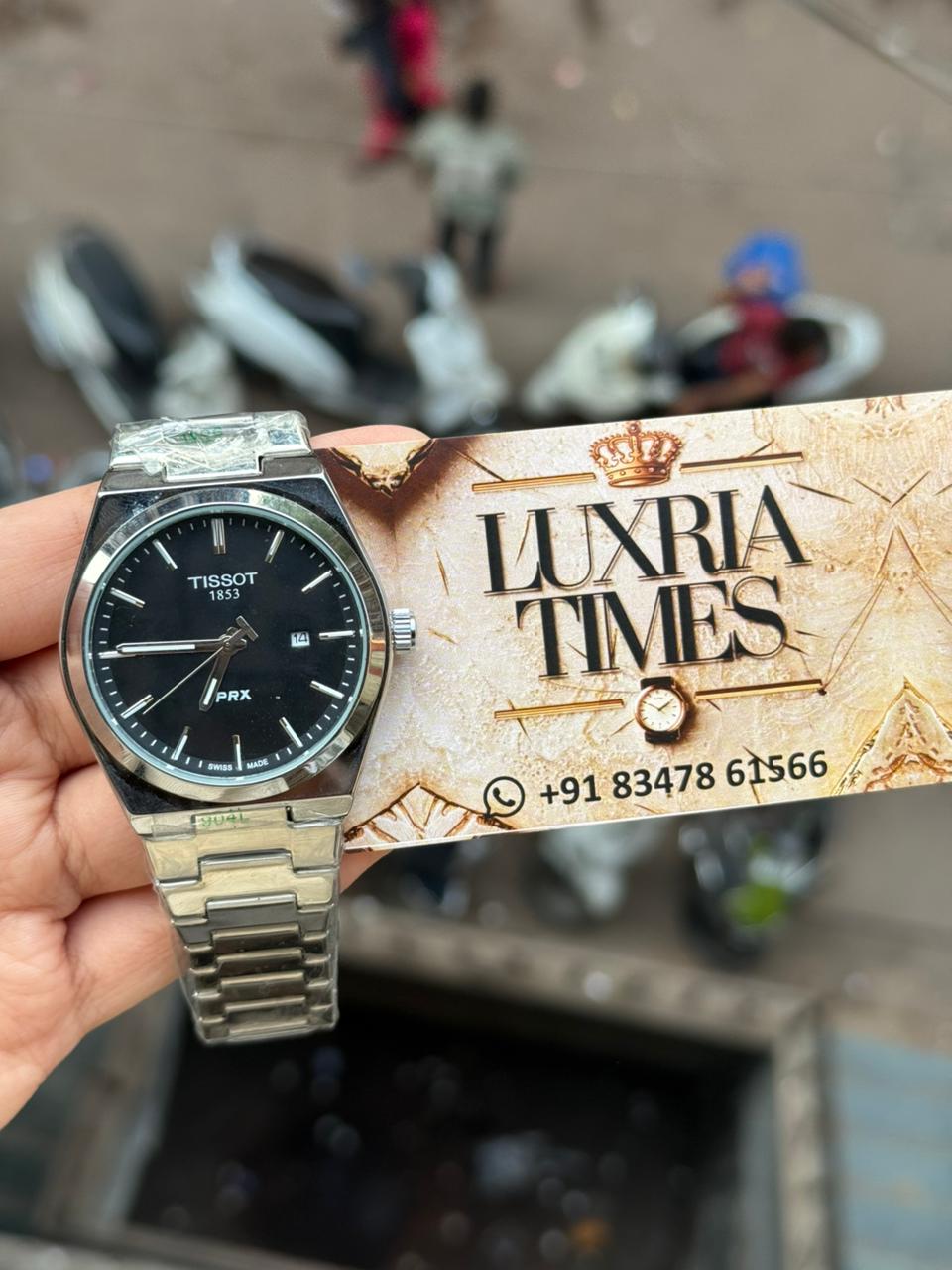 Tissot PRX Quartz Date Working Silver Black