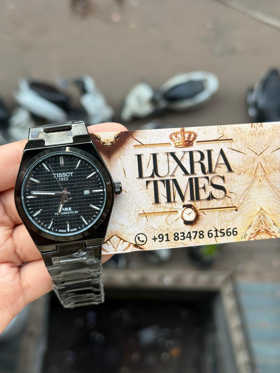 Tissot PRX Quartz Date Working Full Black