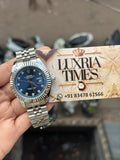 Rolex DateJust Quartz Silver Blue