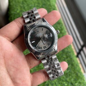 Rolex DateJust Quartz Silver Grey