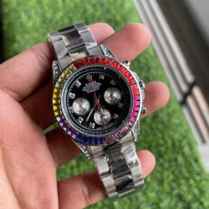 Rolex Rainbow Quartz Silver